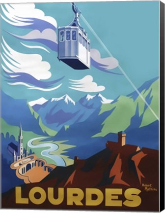 Framed Lourdes Print