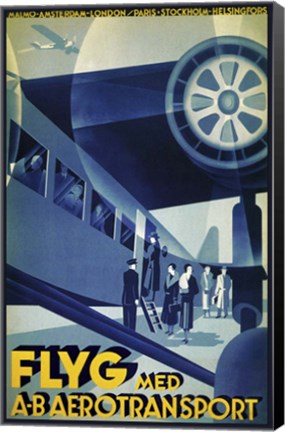 Framed FLYG Med Print