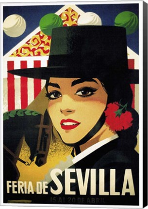 Framed Feria De Sevilla Print