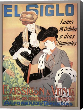 Framed El Siglo Print