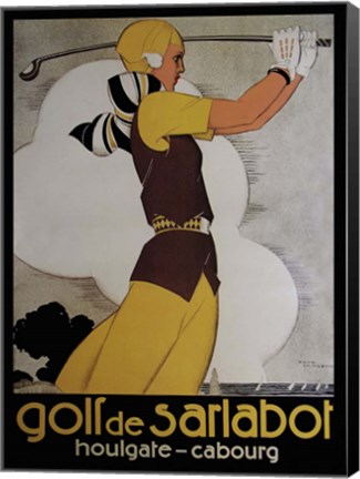 Framed Golf de Sarlabot Print