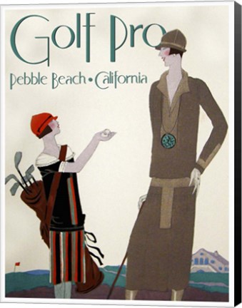 Framed Golf Pro Print