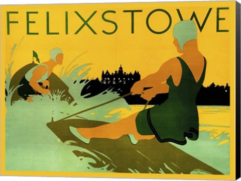 Framed Felixstowe Print