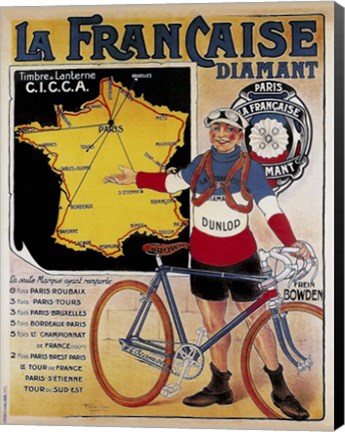 Framed La Francaise Diamant Print