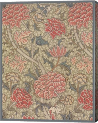 Framed Vintage Floral 2 Print