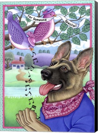 Framed Shepherd Music Print