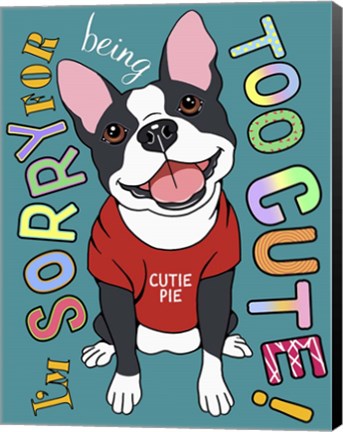 Framed Boston Graphic Style Print