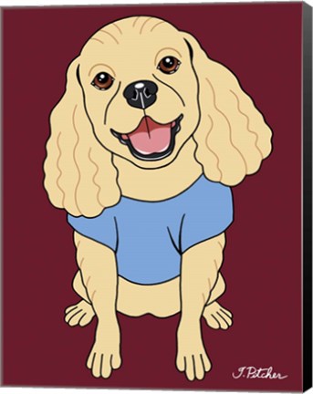 Framed Cocker Spaniel Print