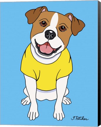 Framed Jack Russell Print