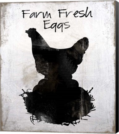 Framed Farm Fresh Eggs Print