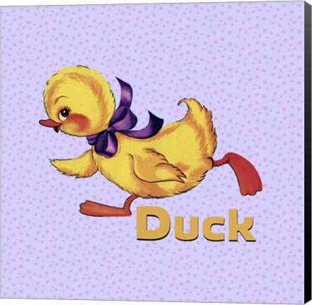Framed Cute Duckling Print