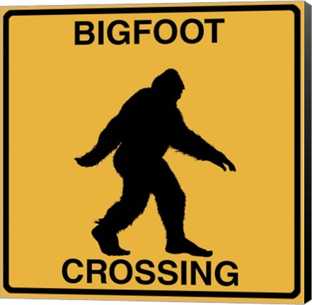 Framed Bigfoot Crossing Print