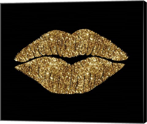 Framed 24 Karat Kiss Print