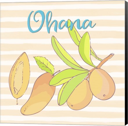Framed Mango Ohana Print