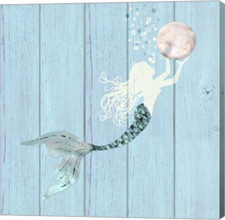 Framed Gathering Pearls II Print