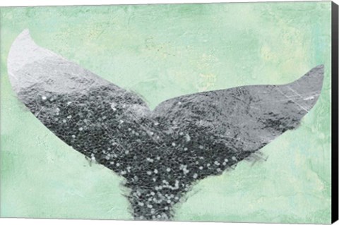 Framed Mermaid&#39;s Tail I Print