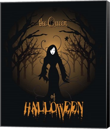 Framed Queen Of Halloween Print