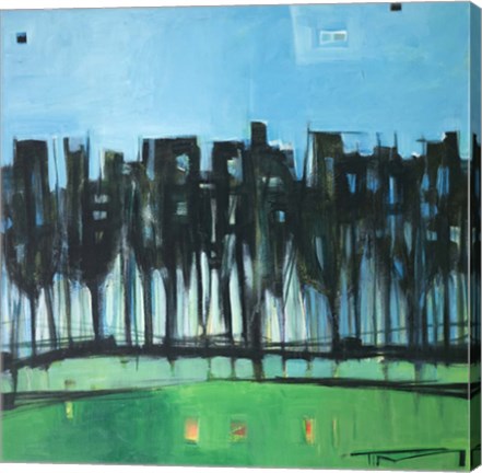 Framed Midsummer Treeline Print