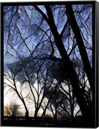 Framed City Sunrise 1 Print