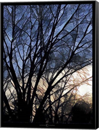 Framed City Sunrise 2 Print