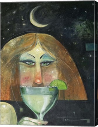 Framed Midnight Margarita Print