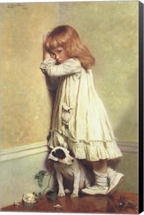 Framed In Disgrace, 1885 Print