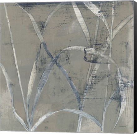 Framed In the Garden II Gray Print