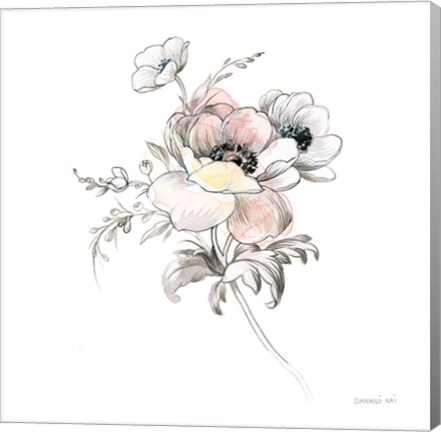 Framed Sketchbook Garden X Print