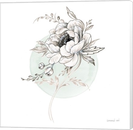 Framed Sketchbook Garden II Print