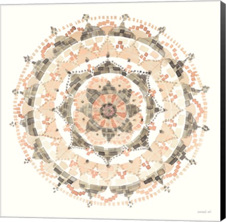 Framed Blush Mandala Print