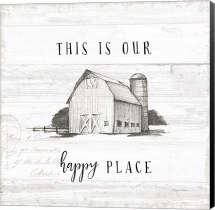 Framed Farm Life IV Shiplap Print