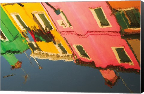 Framed Reflections of Burano X Print