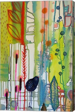 Framed La Traverse Cell Print