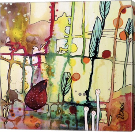 Framed Oiseau Rouge Print