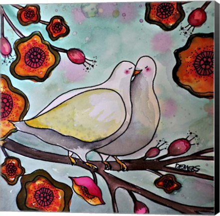 Framed Le Temps Des Cerises Print