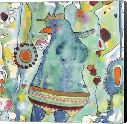 Framed Ma Poule Print