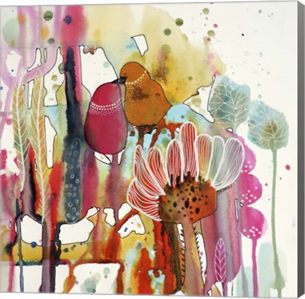 Framed Cheek To Cheek Print