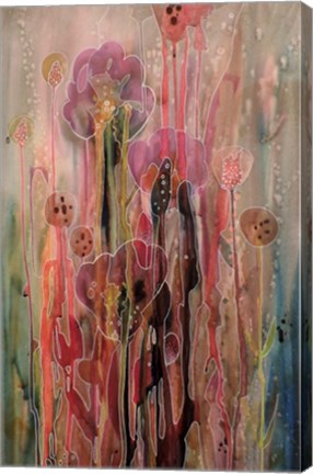 Framed Chercher La Lumiere Print