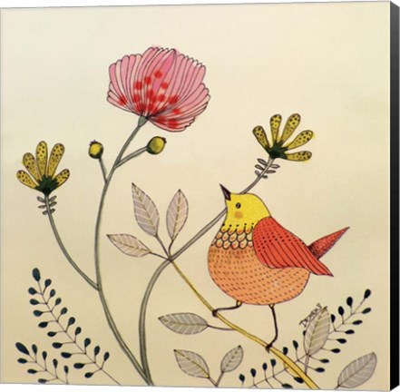 Framed La Vie Est Belle Print