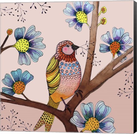 Framed Melodie In Pink Print