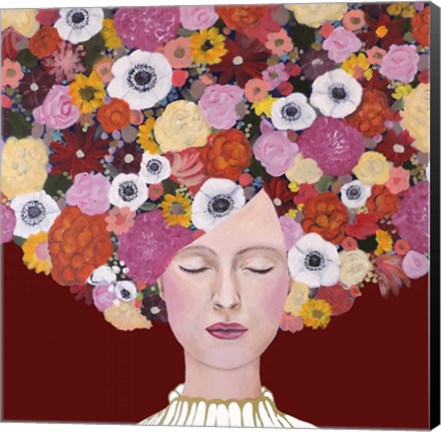 Framed Mes Pensees Print