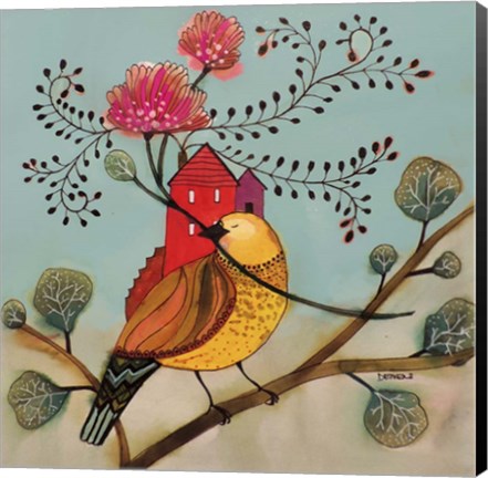 Framed Partout Chez Moi Print