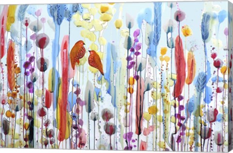 Framed Si Tu Me Le Demandais Print