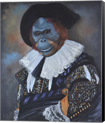 Framed Laughing Cavelier Print