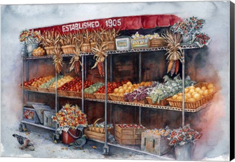 Framed Boston Market Print