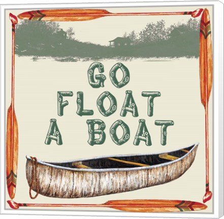 Framed Float A Boat Print