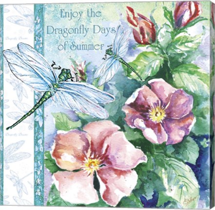 Framed Dragonfly Days Print