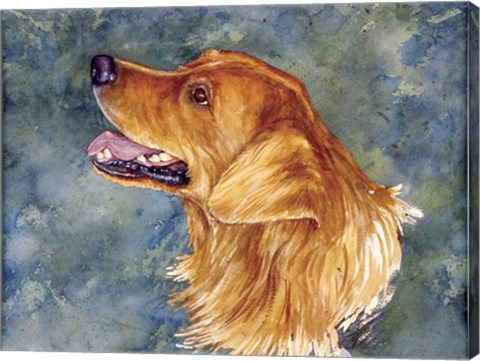 Framed Golden Smile Print