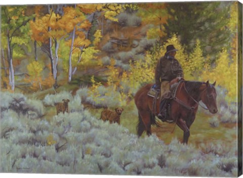 Framed Modern Day Cowboy Print