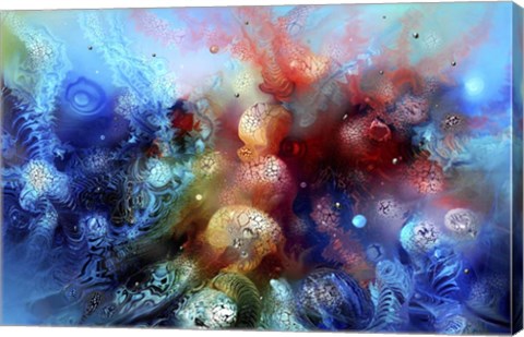 Framed Alien Flower Print